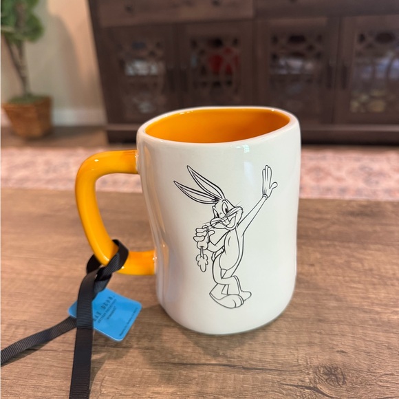 Rae Dunn Looney Tunes Mug with Orange Handle - Picture 2 of 7